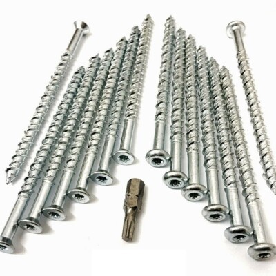 SENKKOPF, PAN HEAD MAUERWERKSSCHRAUBEN TORX MULTI BEFESTIGUNG BETON ZIEGEL STEIN HOLZ