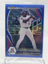 2021 Prizm Draft Donta’ Williams Blue Mojo Prizm Orioles Arizona Baseball
