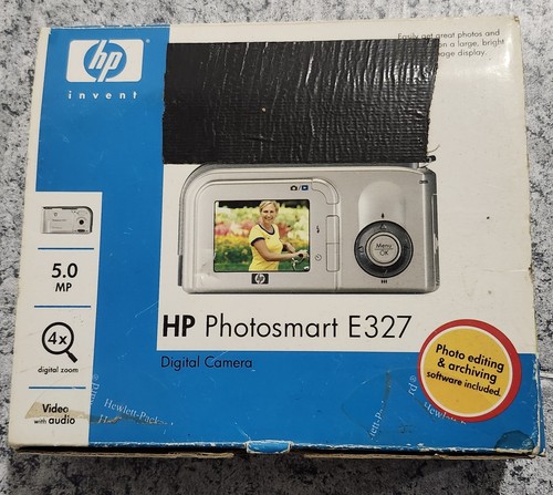 HP Photosmart E327 5.0MP Digital Camera Silver
