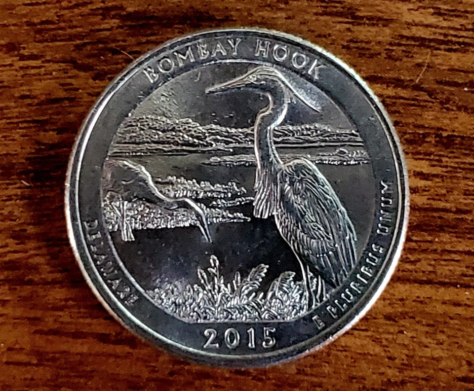 2015 P Delaware (Bombay Hook) State Quarter ERROR Coin - Image 2 of 4