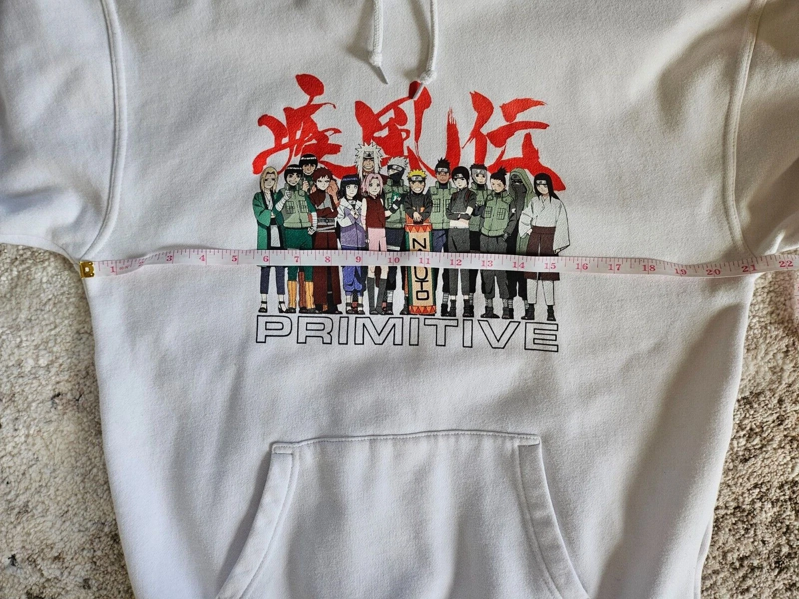 VETEMENTS Felpa con cappuccio Naruto primitiva media