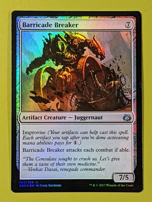 FOIL Barricade Breaker x1 Aether Revolt 1x Magic the Gathering MTG