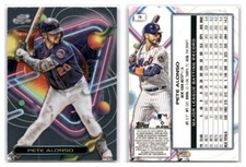 2023 Topps Cosmic Chrome Baseball Pete Alonso Base #79 - New York Mets