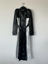 $13000 Gabriela Hearst Viktor Lace Leather Jacket