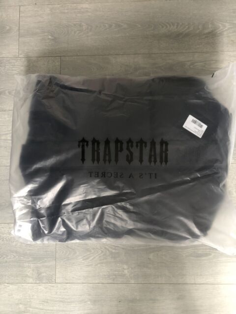 TRAPSTAR DECODED HOODED PUFFER 2.0 - BLACKOUT EDITION M / MEDIUM