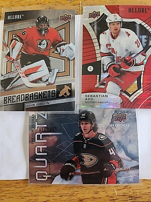 2021-22 upper deck allure hockey inserts Rainbows/Quartz/BB/CR/IO/HH/Shield 1917