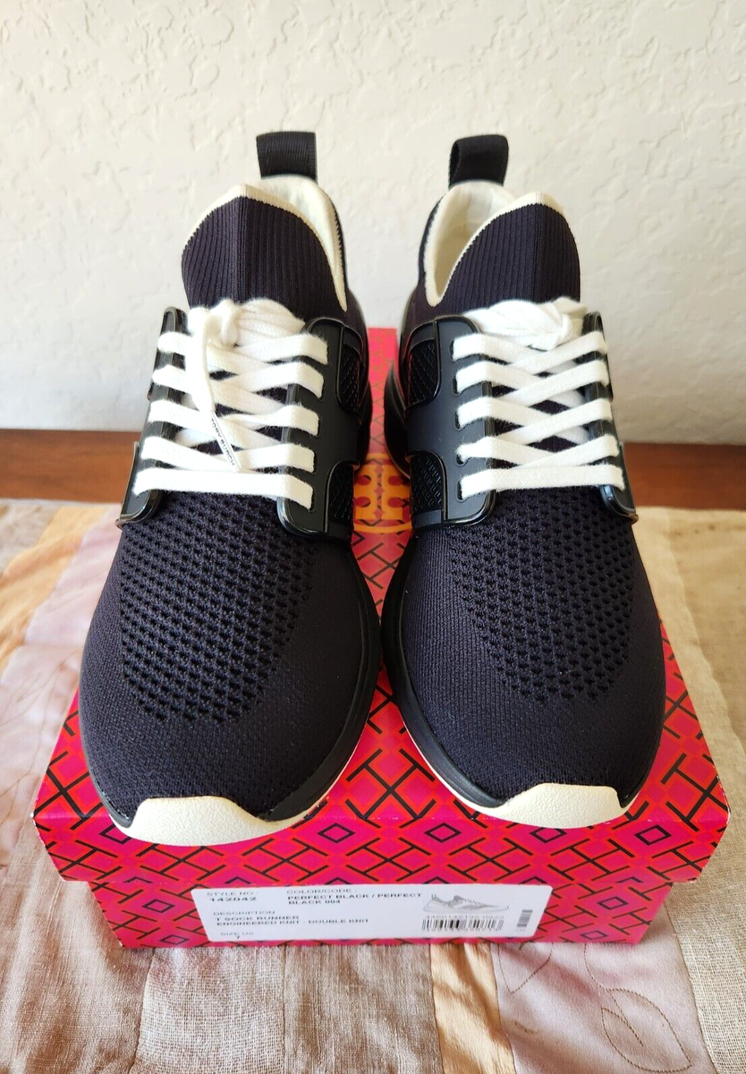 Tory Burch::スニーカー:8 1/2M[RESALE] Tory Burch T Sock Runner engineered knit -Double knit