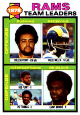1979 Topps #282 Cullen Bryant Willie Miller Rod Perry Pat Thomas Larry Brooks