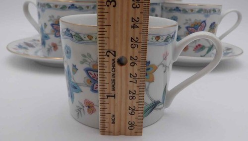 Set tazzine e piattini caffè Andrea by SADEK Demitasse o piccoli quantità 7 GIAPPONE VINTAGE - Foto 10 di 14