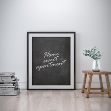 Apartment Inspirational Wall Art Print Motivational Quote Poster Decor Gift him