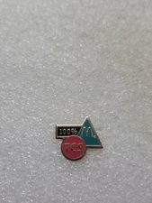 McDonald's Vintage Lapel Pin 100% TCS Gold Toned Single Clutch Back Enamel