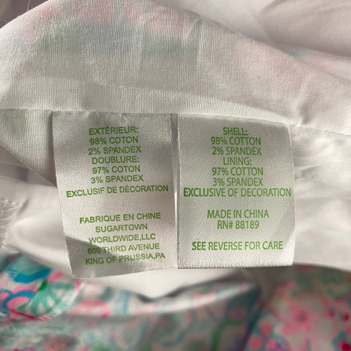 Abito Lilly Pulitzer Braylin Elasticizzato Cambio Resort Bianco Love Bug Taglia 4 Nuovo con etichette - Foto 10 di 12