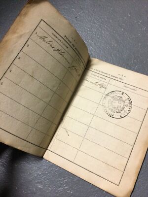 Original 1894 Italian Passport - Italy | eBay