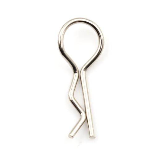 100pcs Stainless Steel Body Clips Pin Shell For 1/10 1/16 RC CAR HSP -,x - Picture 5 of 8