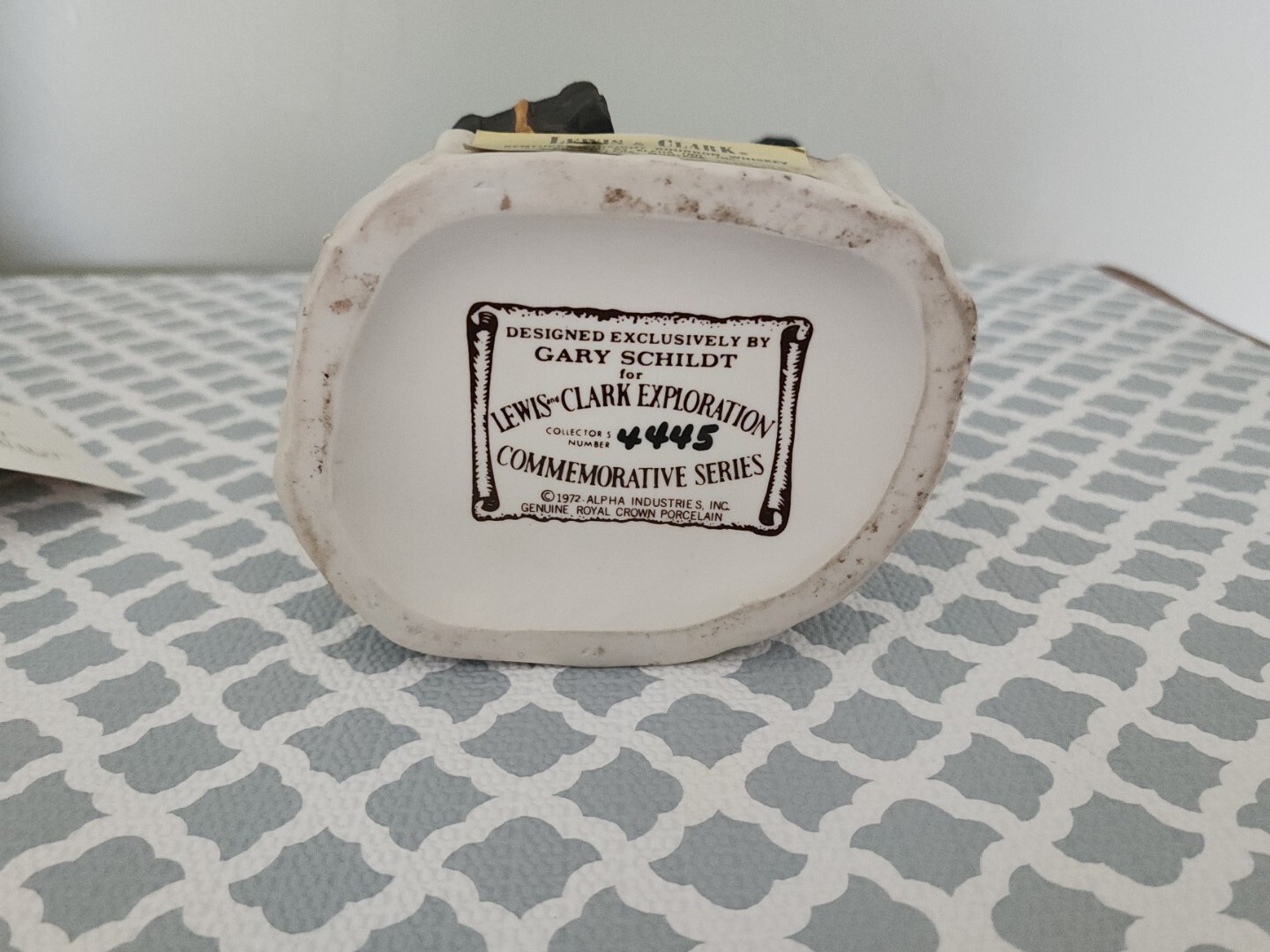 Vintage Schildt Lewis & Clark (York) Distillery Decanter (empty