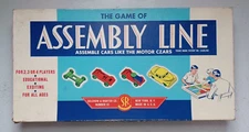 The Game of Assembly Line - Selchow & Righter Co. Board Game Copyright 1953