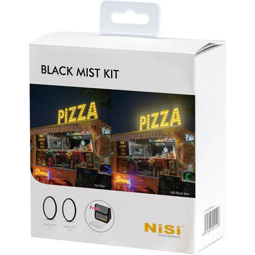 NEW! NiSi 82mm Black Mist Filter Kit with 1/4, 1/8 Filters and Case - Picture 1 of 4