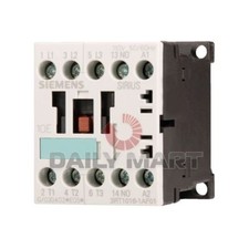 SIEMENS NEW 3RT1016-1AF01 CONTACTOR 9AMP, SCREW CONNECTION, 110VAC 3POLE