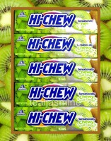 5 Bars Hi-chew Kiwi With Chia Seeds Morinaga Fruit Chews Candy 1.76 Oz. Ea 5 Bars Hi-chew Kiwi With Chia Seeds Morinaga Fruit Chews Candy 1.76 Oz. Ea
