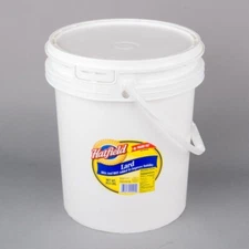 Bucket Lard Bulk Ingredient Cooking Baking Food Pork No Trans Fat 5 Gallon