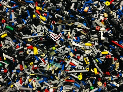   LEGO 100 Random TECHNIC Small Parts Mix Only  bulk lot lbs Pieces