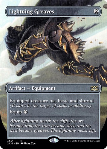 chancla mtg card Chancla relmpago - Lightning Greaves (Rainbow Foil) - Secret Lair Drop  Series