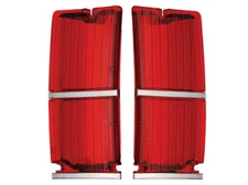 1966 Chevrolet El Camino Tail Lamp Lens - Pair New Dii