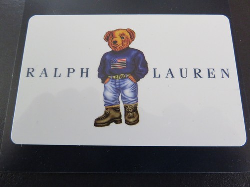 Polo RALPH LAUREN POLO Bear No Value Gift Card ID Card Collectible - Picture 3 of 4