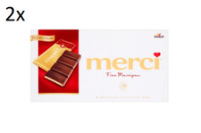 2 x MERCI Chocolate Sticks with Marzipan Filling Candies, Sweets 112 g 3.95 oz 