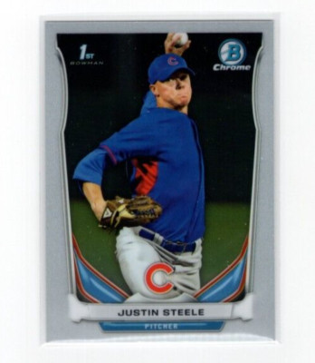 2014 Bowman Draft Chrome Prospects Justin Steele 1st CDP-120 QTY