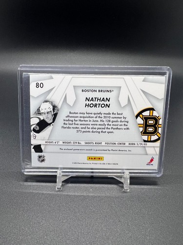 2010-11 Donruss Boys of Winter Threads #80 Nathan Horton Jerseys Materials JSY - Picture 2 of 2