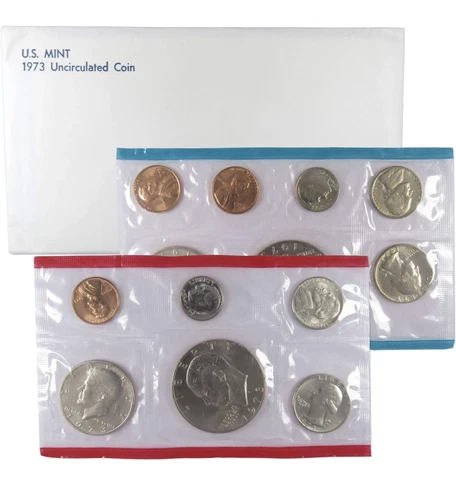 1973 Uncirculated Coin Set U.S Mint Original Government Packaging OGP