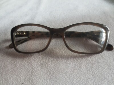 Vera Wang Braun / Grau Print Katzenbrille Brillengestell. V384.