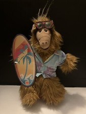 Vintage ALF Hand Puppet Burger King Hawaiian Shirt 1988 Toy Plush