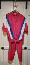 Vintage 80s Woman's Track Suit Excellent Condition Sz Medium