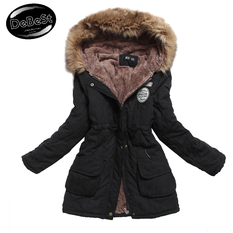 Chaqueta de Invierno para Mujer con Capucha Abrigo Winter Jacket