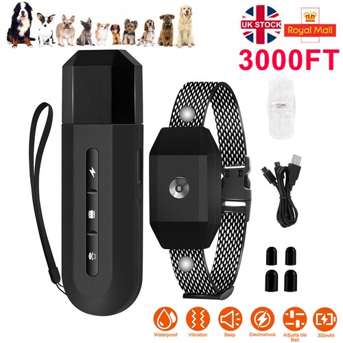 Waterproof Anti Bark Electric Shock Dog Collar Stop Barking Training