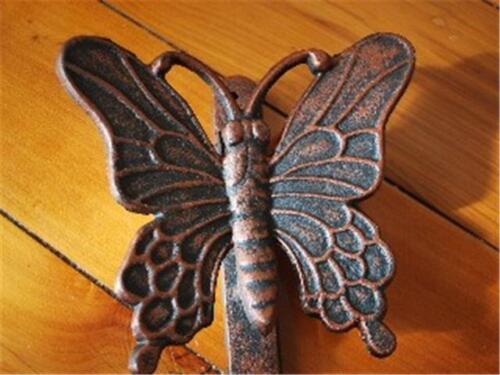 Cast Iron Antique Style Butterfly Door Knocker - Picture 4 of 6