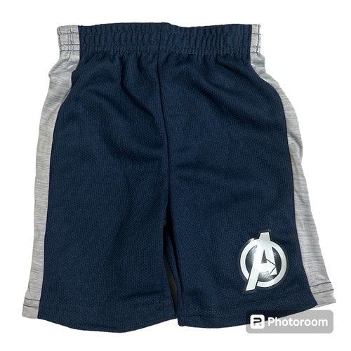 Marvel Avengers Kleinkind Junge Outfit Set 2T grau Shirt & Shorts Hulk Iron Man neu mit Etikett - Bild 4 von 6