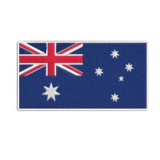 AUSTRALIA FLAG embroidered Hook Loop PATCH AUSTRALIAN new AUSSIE DOWN UNDER BEST