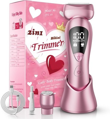 Cordless Electric Razors for Women: Rechargeable Painless Bikini Trimmer for ...