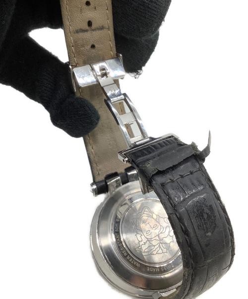 Versace V-lace Quartz Men's Wristwatch Leather Band Used thumbnail 2