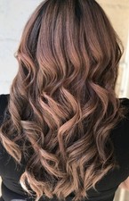 Brown Human Hair Halo Extensions