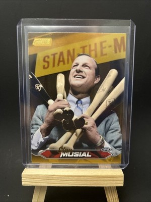 2024 Topps Stadium Club Gold Foil Stan Musial #266 HOF St Louis Cardinals