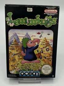 Lemmings - Nintendo NES Spiel Lemminge Entertainment System + Anleitung | Gut