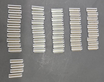 24-Pin IDC Ribbon Cable Connector 0.1'' PCB Mount Gold   Lot of 54