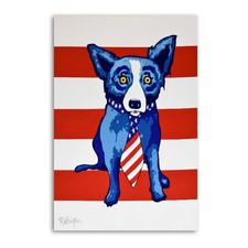 Blue Dog George Rodriguez  Canvas Art Home De...