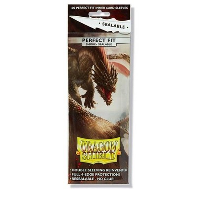 Dragon Shield Perfect Fit Sealable- Smoke (US IMPORT)