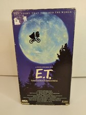 VHS E.T. ET 1988 First Print Green Tape MCA Universal Sci-fi Fantasy Vintage