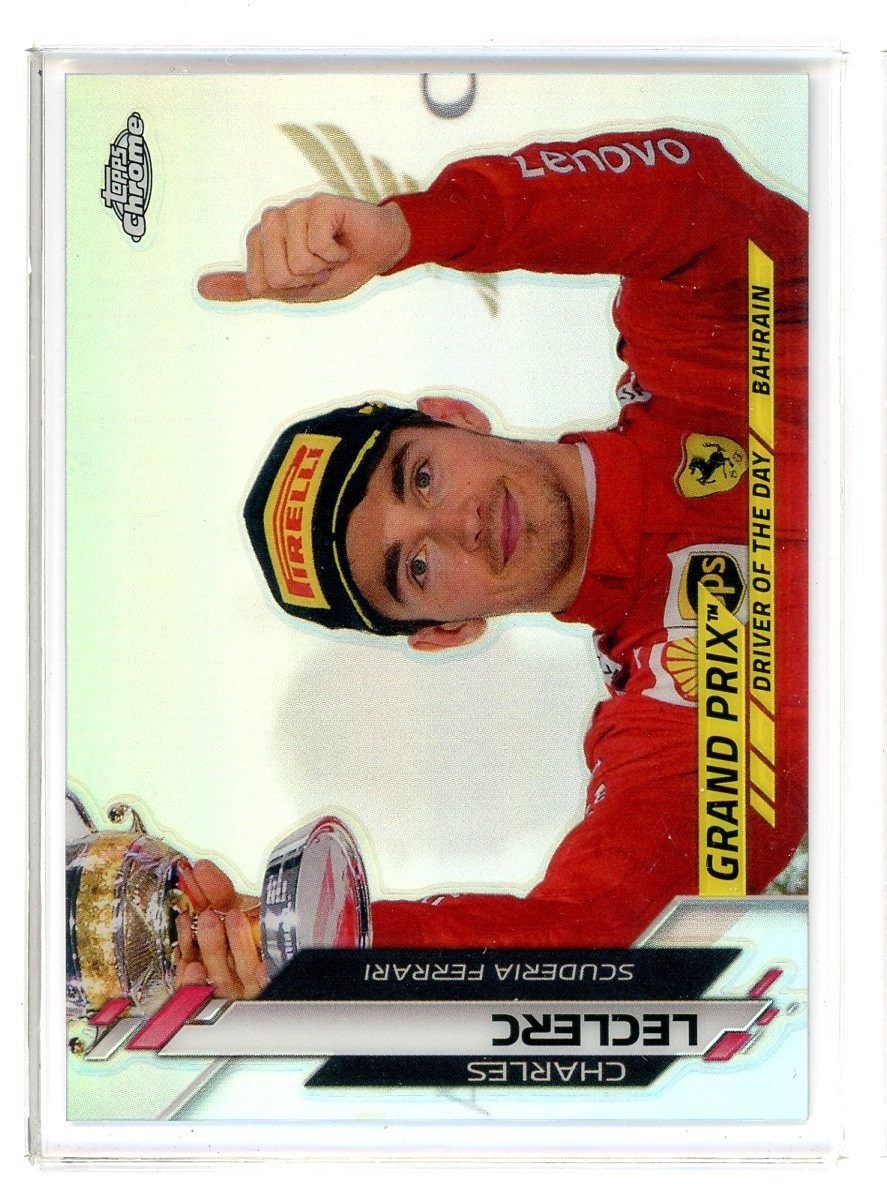 2020 Topps Chrome Formula 1 #155 Charles LeClerc Refractor (KD)